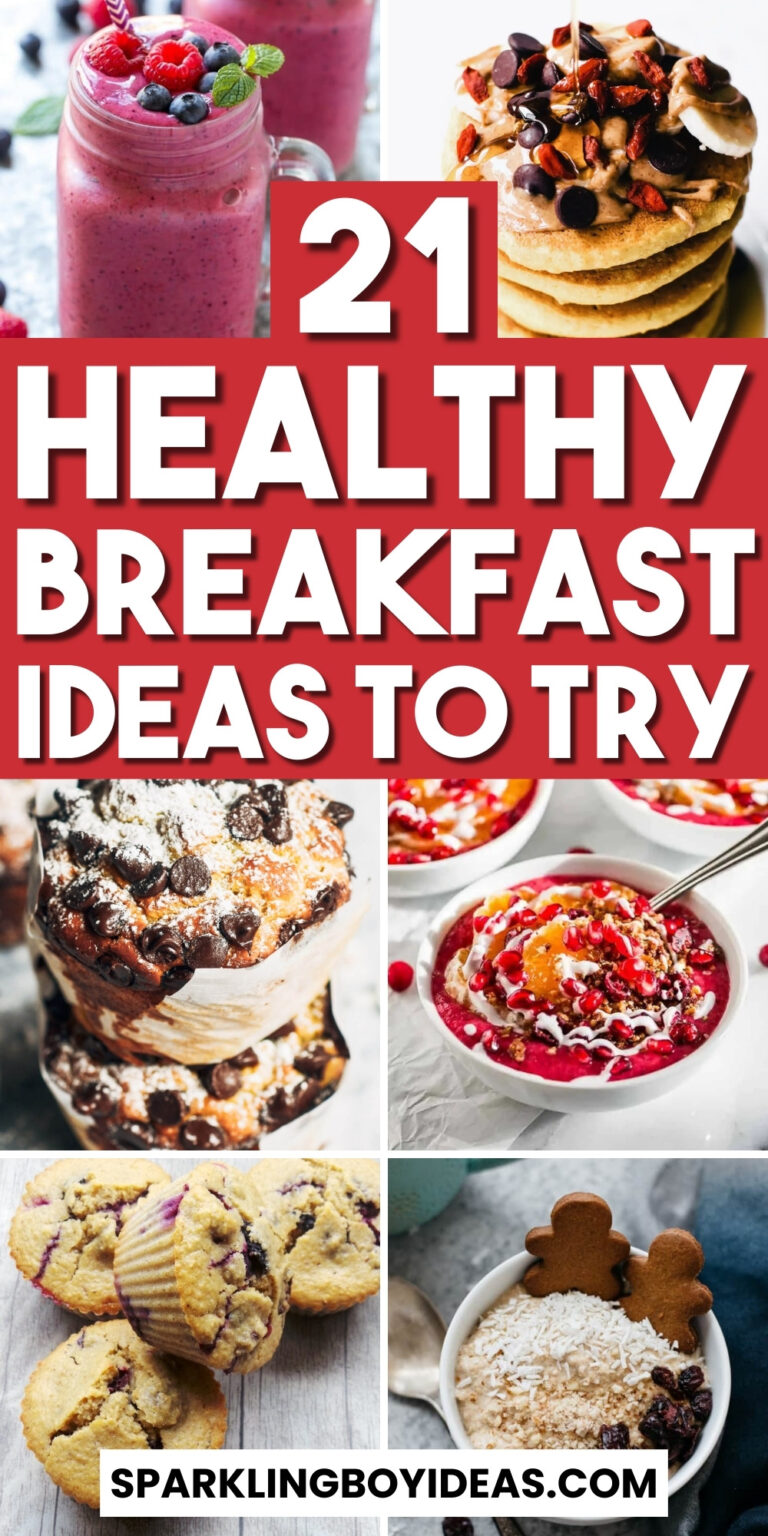 21 Quick Healthy Breakfast - Sparkling Boy Ideas