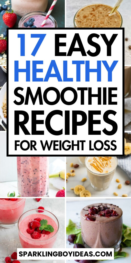 easy healthy smoothie recipes for weight loss