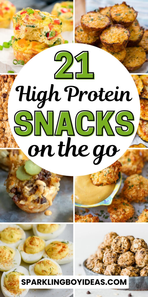 easy high protein snacks for work