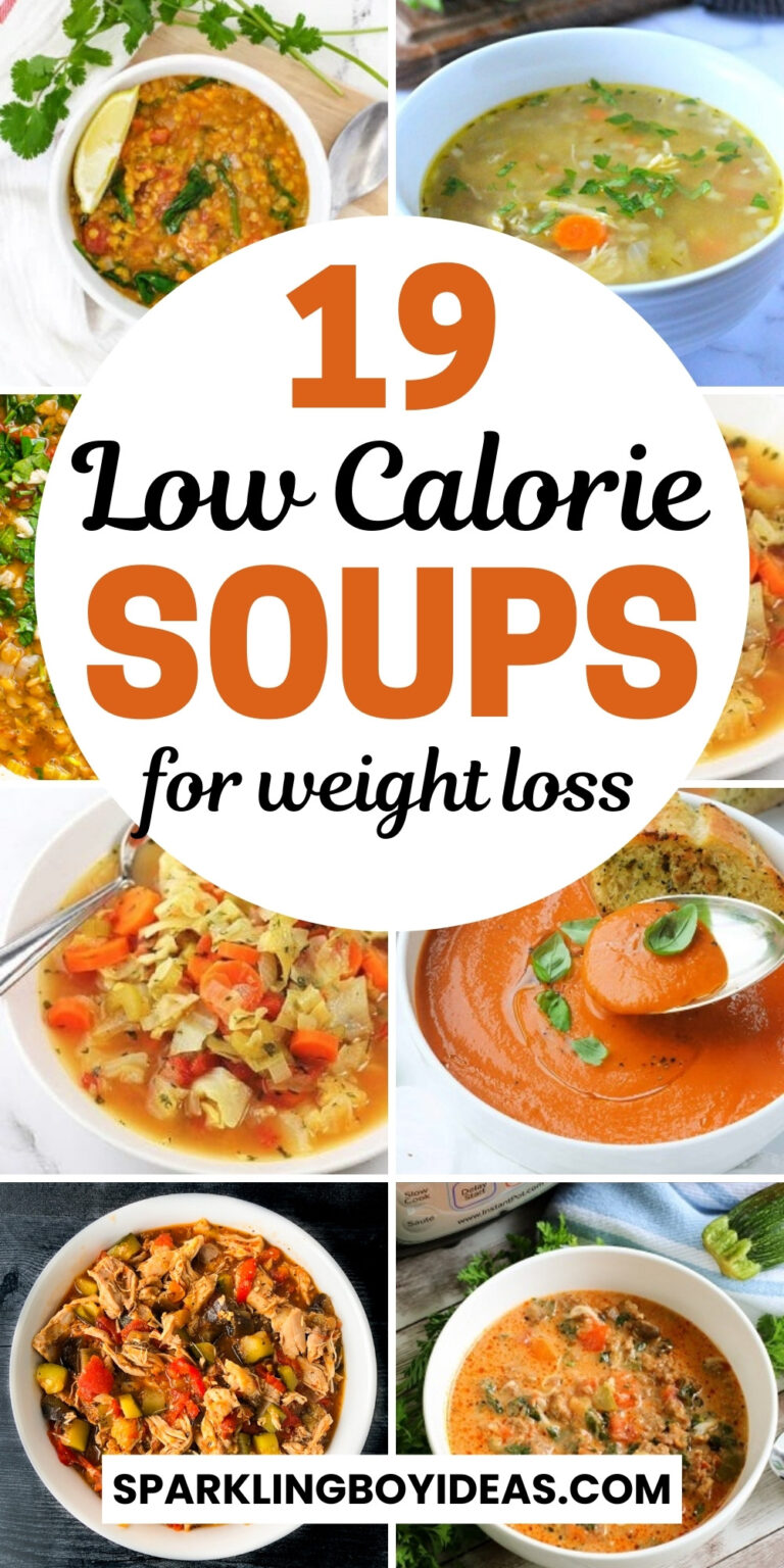 19 Easy Healthy Low Calorie Soup Recipes - Sparkling Boy Ideas