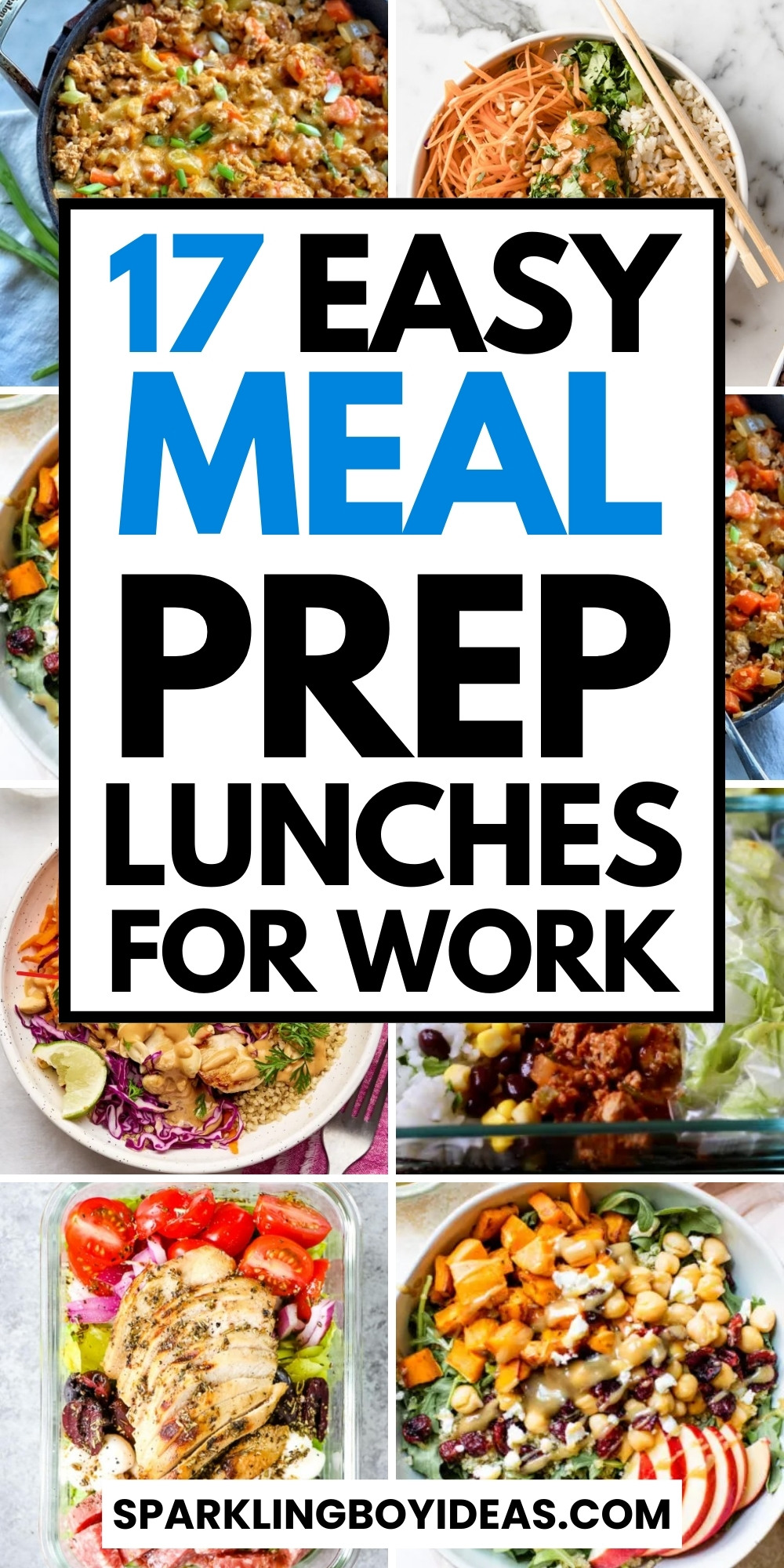 17 Easy Weekly Meal Prep Lunches - Sparkling Boy Ideas