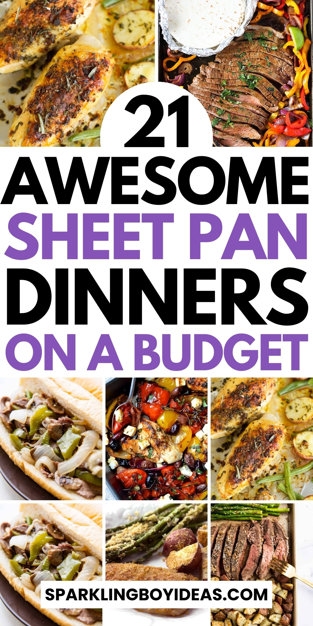 21 Quick Easy Sheet Pan Dinners - Sparkling Boy Ideas