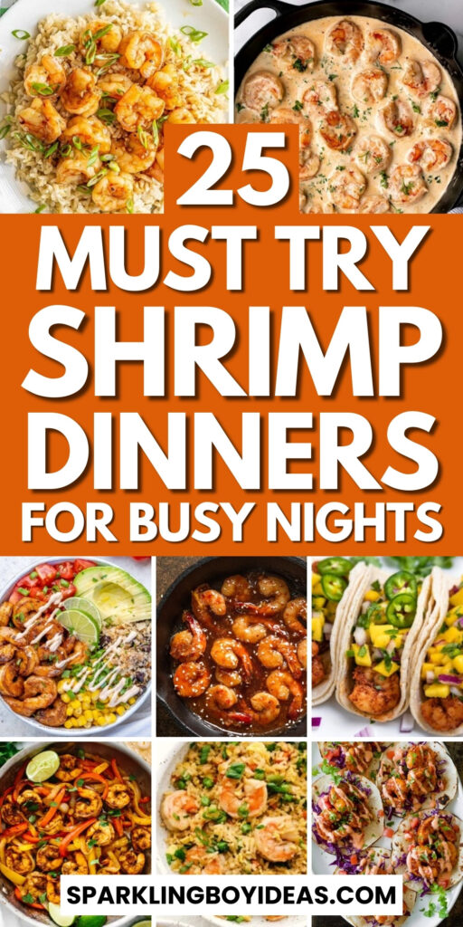 Flavorful shrimp dinner recipes, perfect for seafood lovers, including shrimp scampi, shrimp tacos, and shrimp mac and cheese.