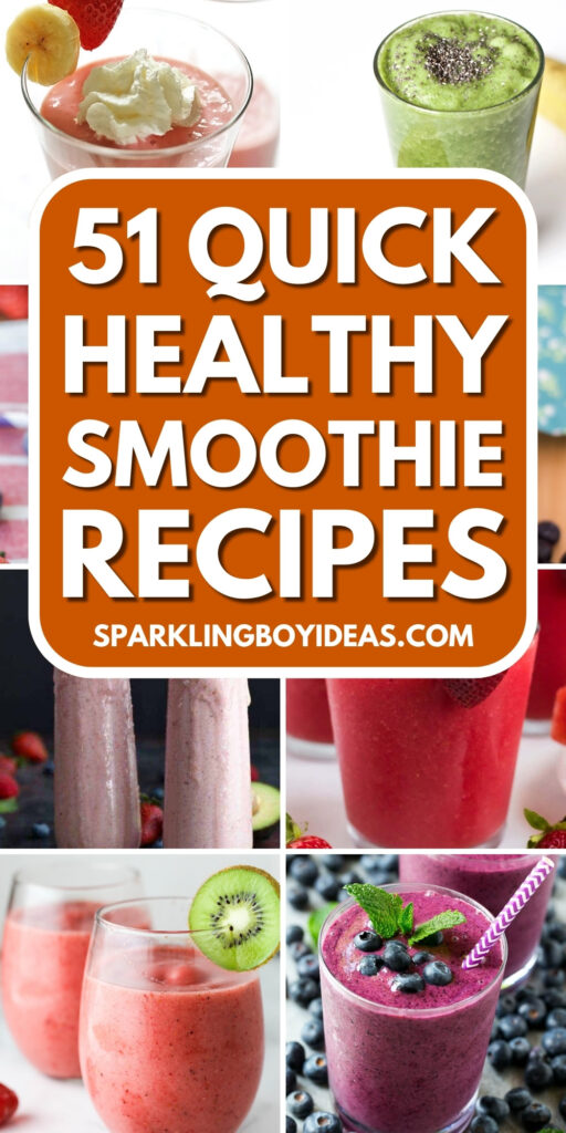 quick healthy smoothie recipes for weight loss