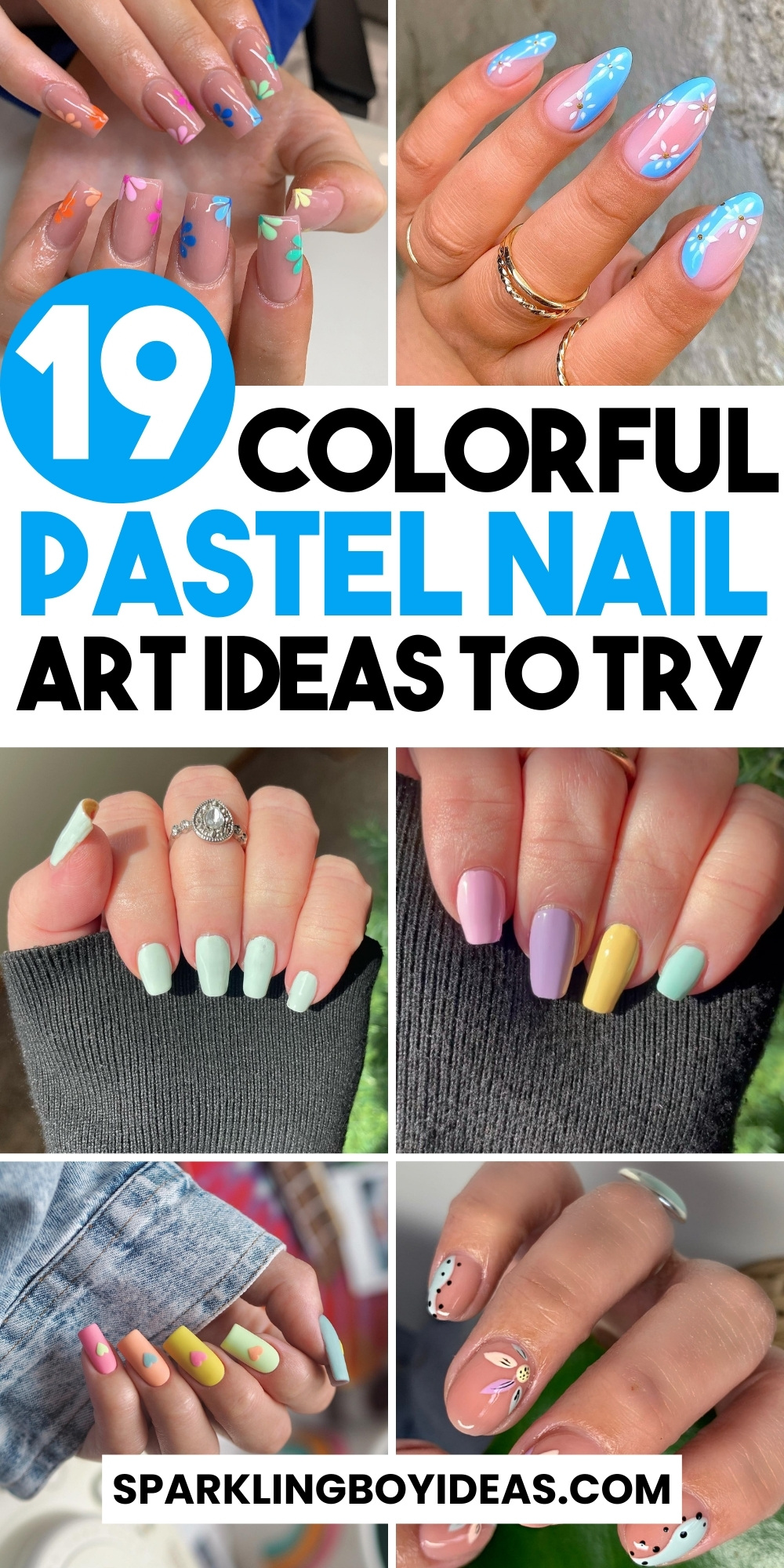 19 Cute Pastel Nails - Sparkling Boy Ideas