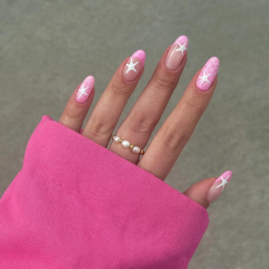 Trendy Pink Nails 1