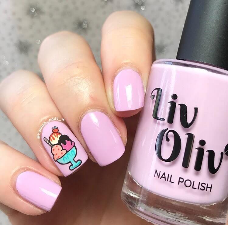 A collection of ice cream nails featuring gelato nails, beach nails, and trending summer nail colors in vibrant, sweet designs.