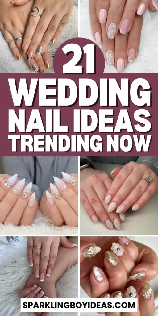 Discover the best wedding nails with elegant designs, colors, and trends to make your big day special. Explore bridal nail art, nail colors, and more.