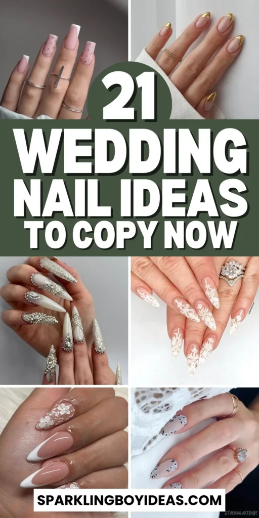 Discover the best wedding nails with elegant designs, colors, and trends to make your big day special. Explore bridal nail art, nail colors, and more.