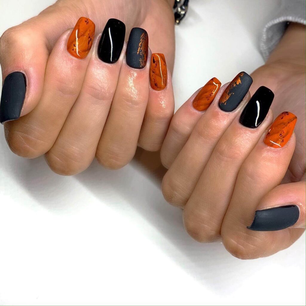 Explore the world of amber nails with creative amber nail art ideas, from amber gel nails to amber acrylic nails and more. Get inspired for your next manicure.