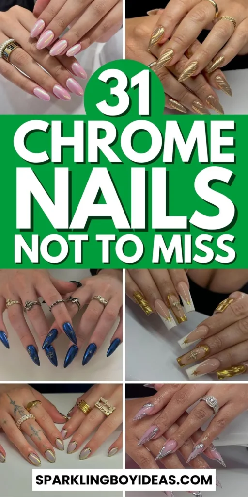 Discover the latest trends and ideas for chrome nails, including chrome nail designs, chrome nail art, and inspiration for all seasons and occasions.