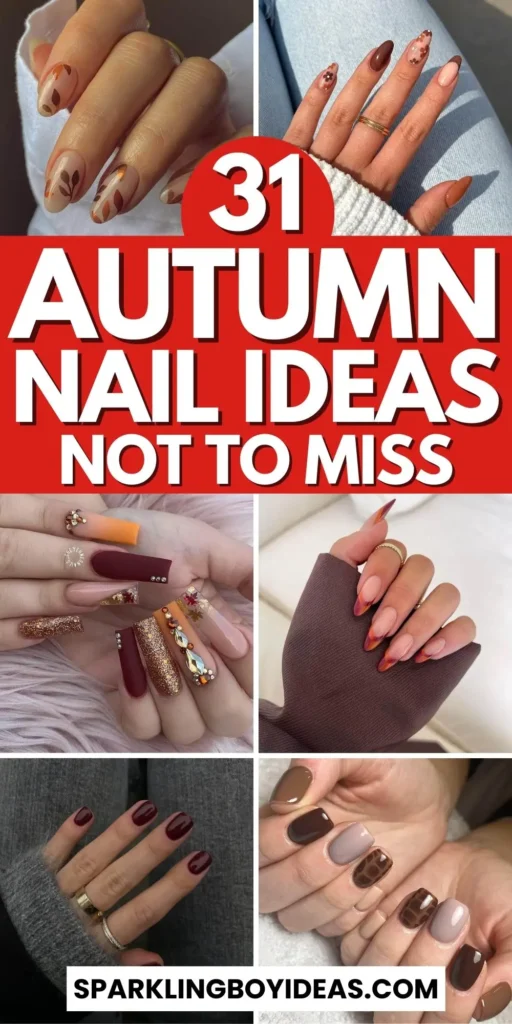 Discover the latest autumn nails trends with creative fall nail art, autumn nail designs, and the best fall nail colors for a stylish season.