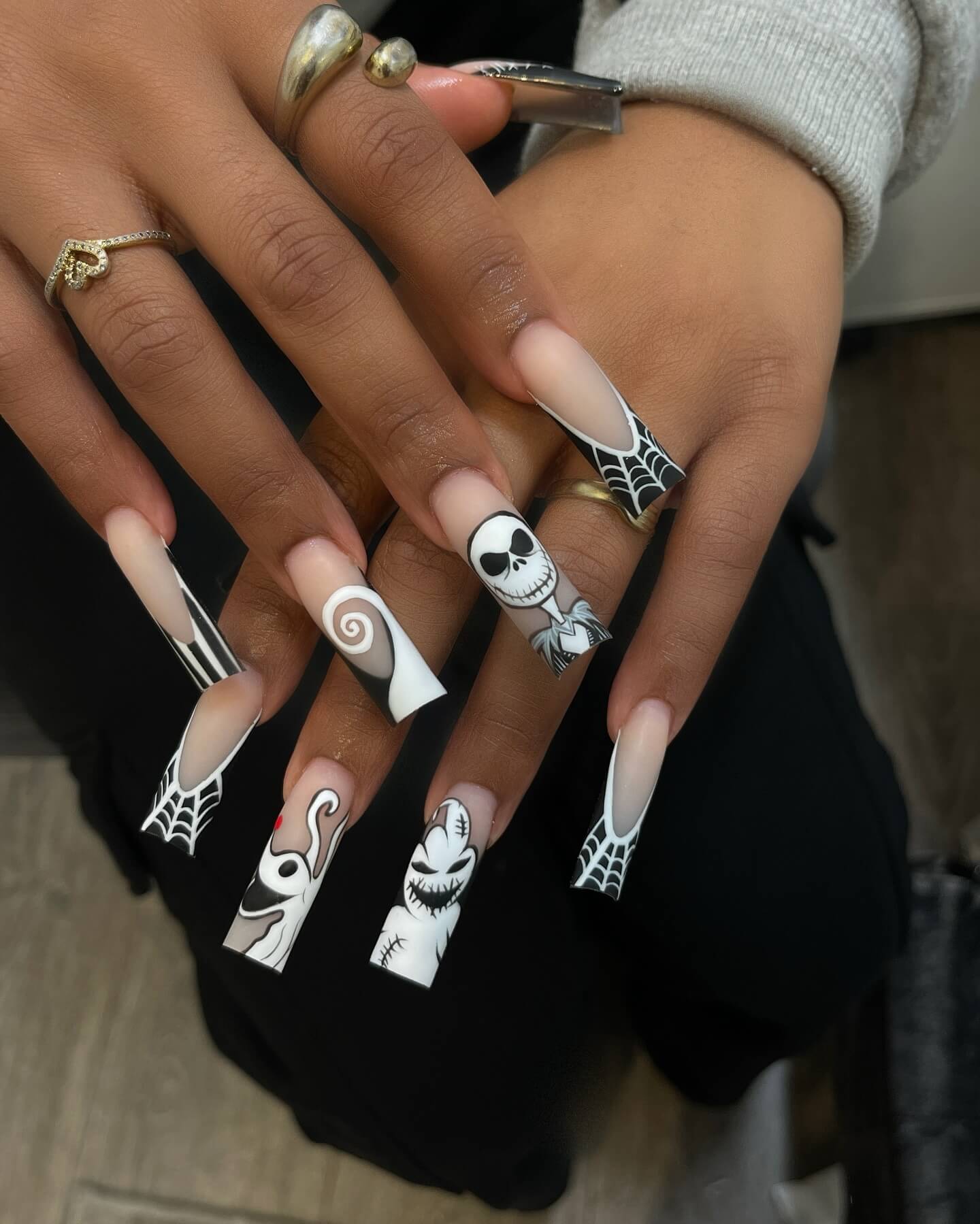 21 Super Cute Halloween Acrylic Nails Sparkling Boy Ideas