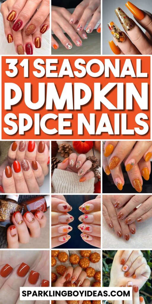 Get inspired by the warm tones of pumpkin spice nails. Discover fresh fall nail designs perfect for a cozy autumn manicure.