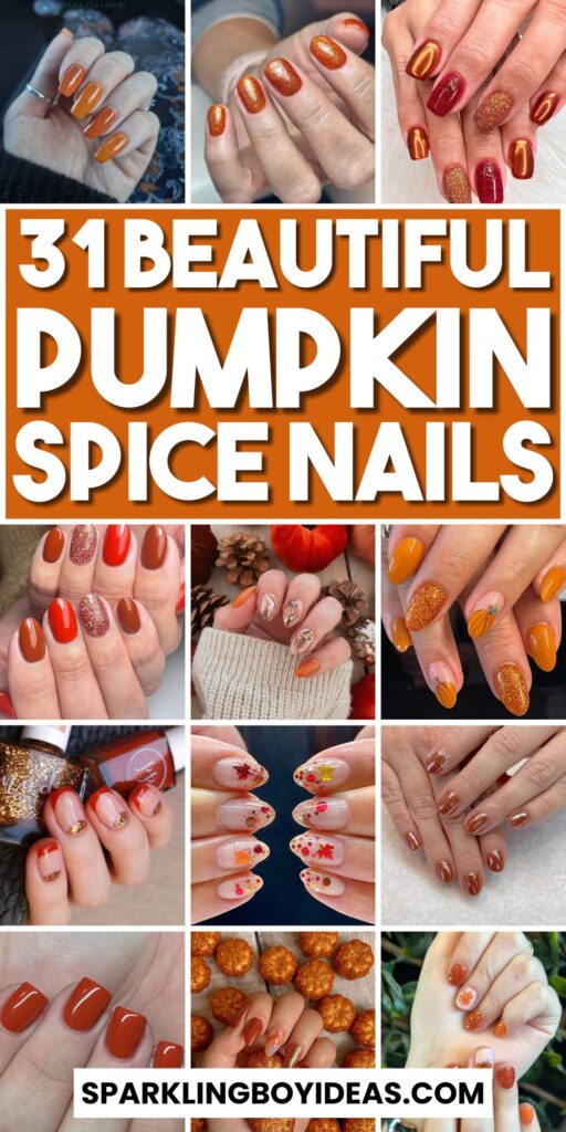 Get inspired by the warm tones of pumpkin spice nails. Discover fresh fall nail designs perfect for a cozy autumn manicure.