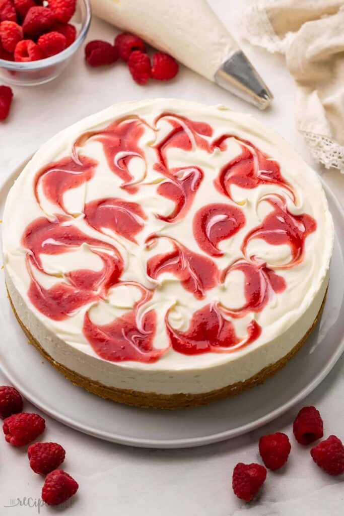 best no bake cheesecake with a creamy filling and buttery crust. Perfect for summer desserts, holidays, and easy no bake treats.