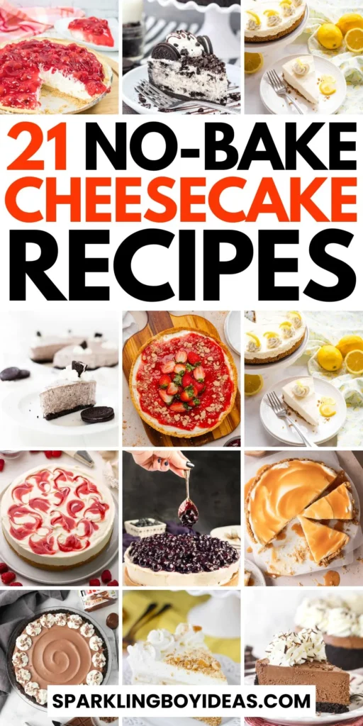best no bake cheesecake with a creamy filling and buttery crust. Perfect for summer desserts, holidays, and easy no bake treats.
